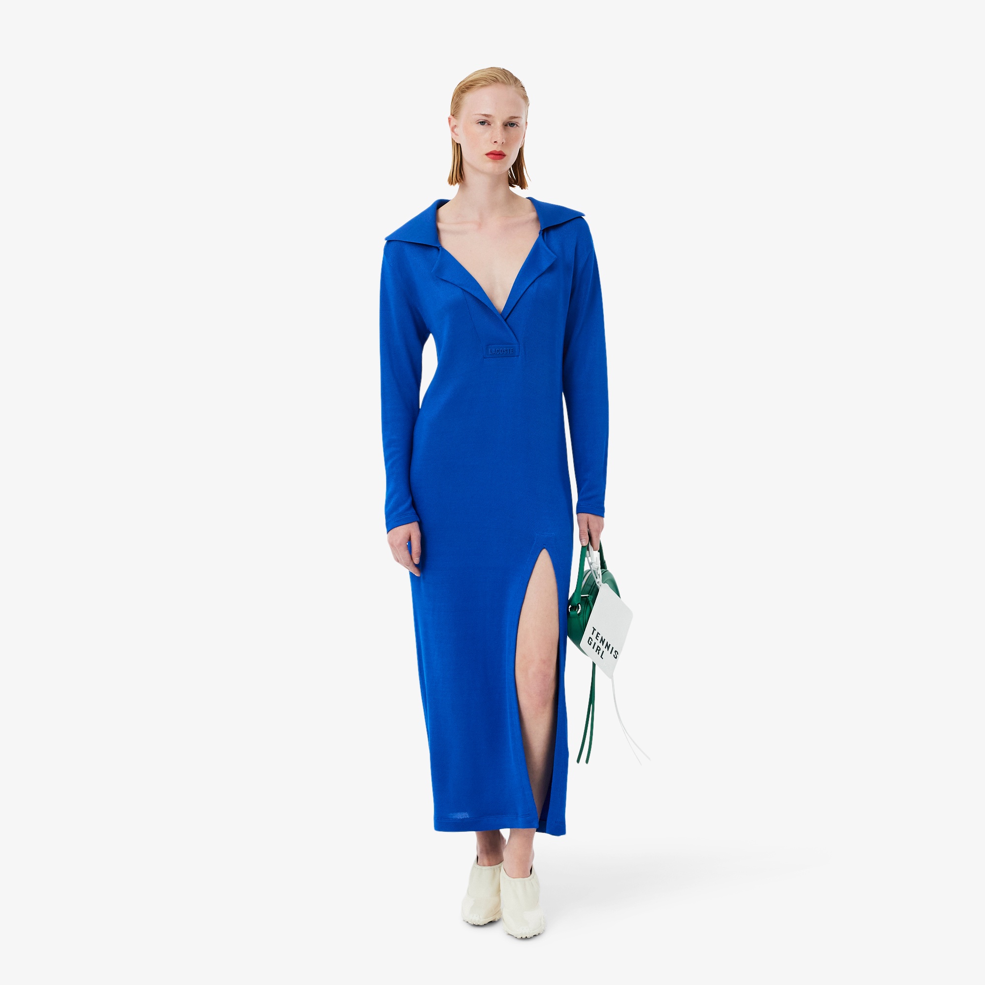 『SS26 Fashion Show』 ポロカラーマキシドレス