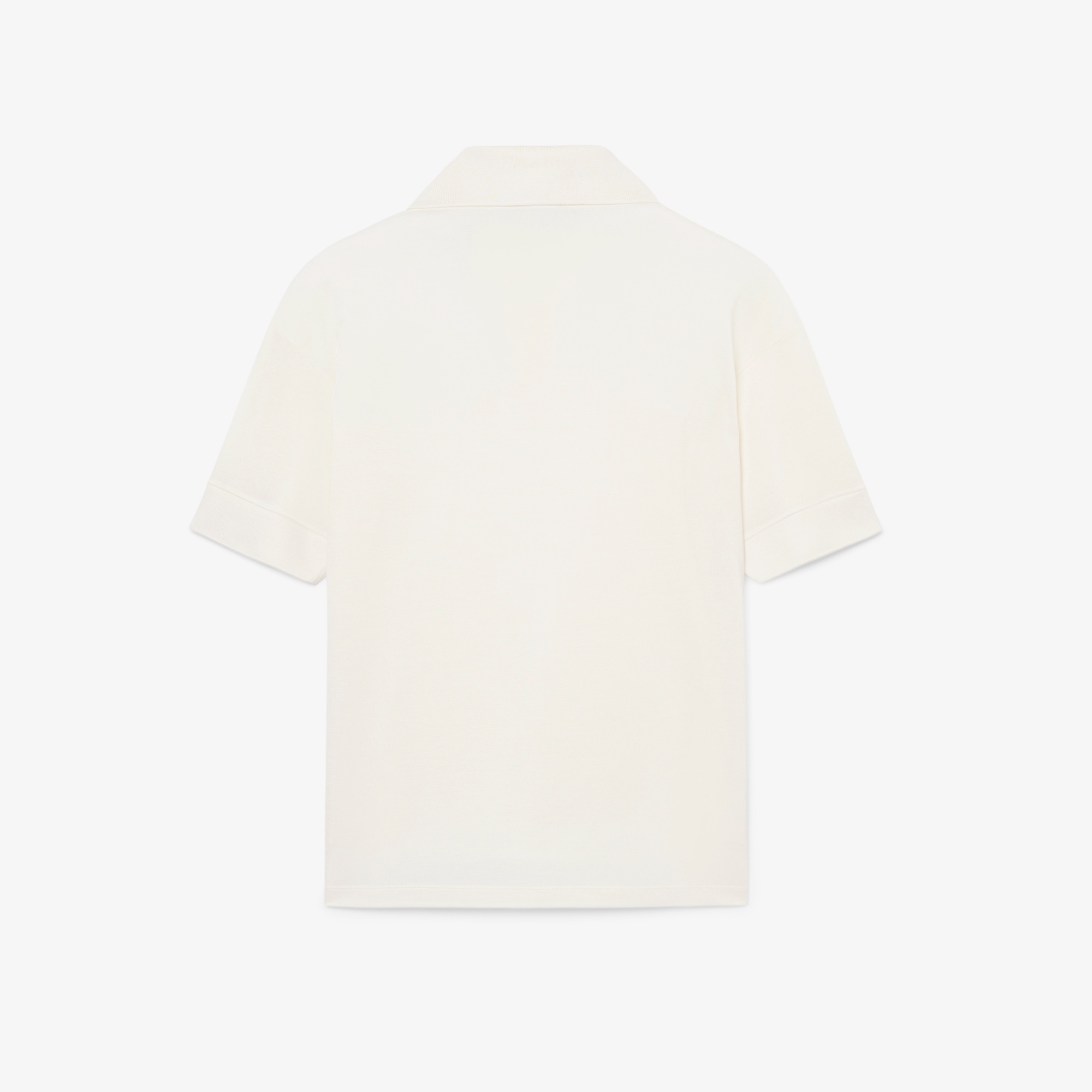『SS26 Fashion Show』 シルク鹿の子ボタンレスポロシャツ