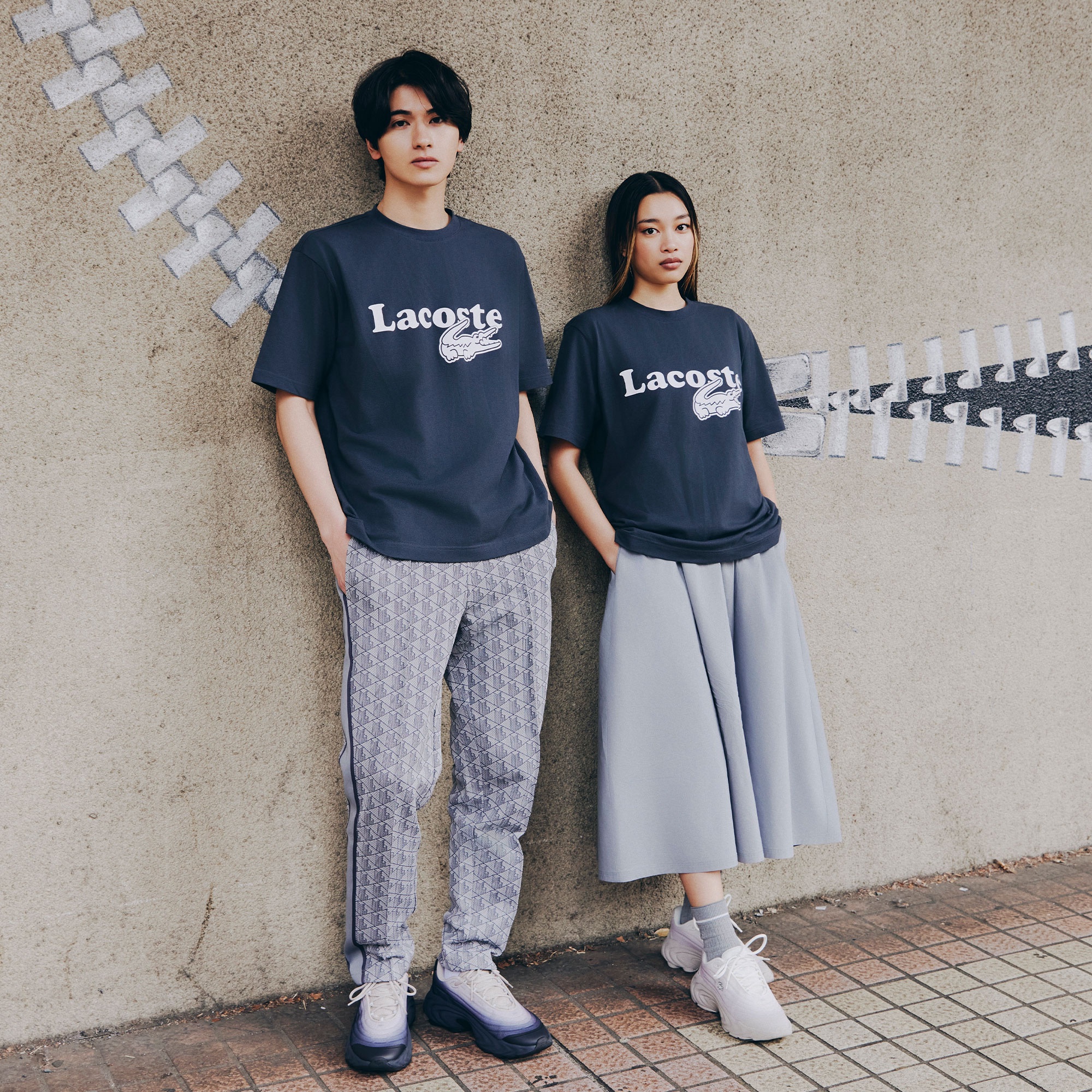 【オンライン限定】鹿の子地リラックスフィットTシャツ