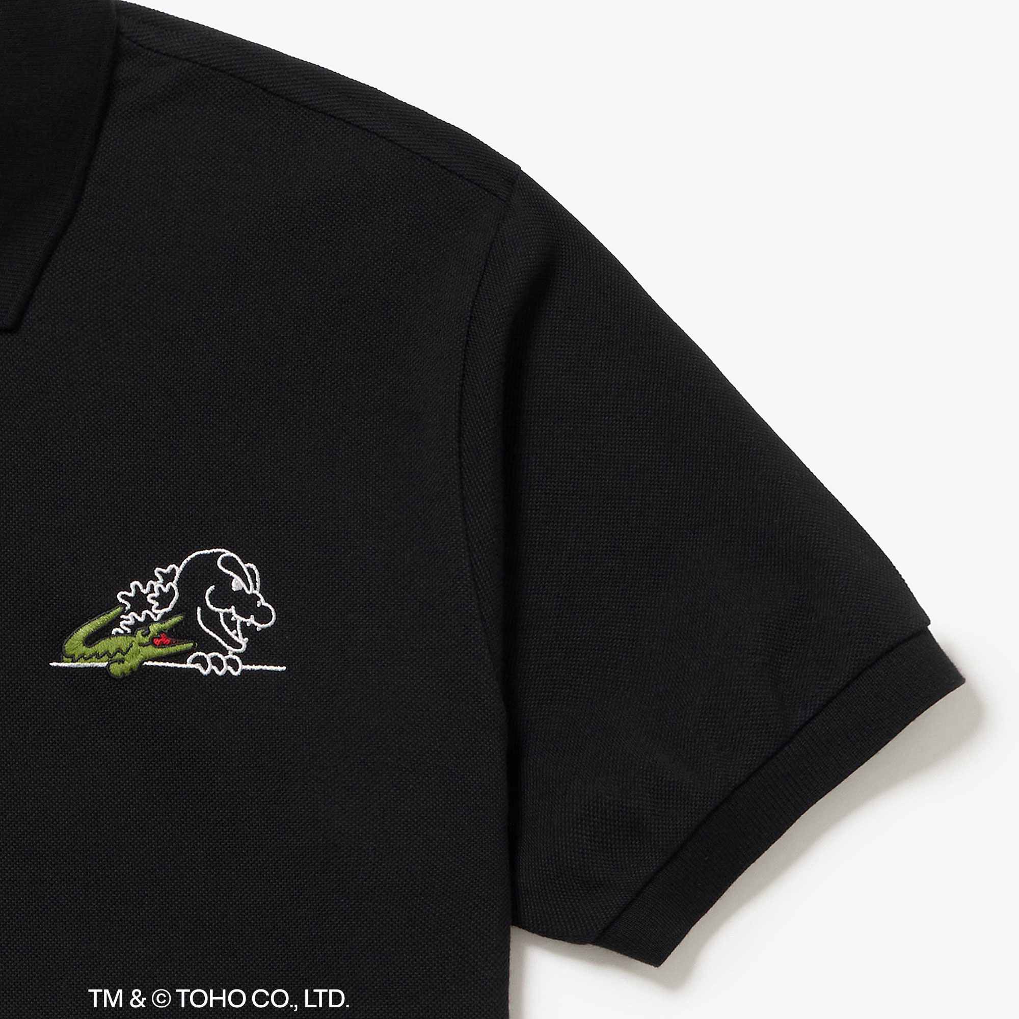 『LACOSTE+GODZILLA 2.0』 ゴジラヘッド ポロシャツ