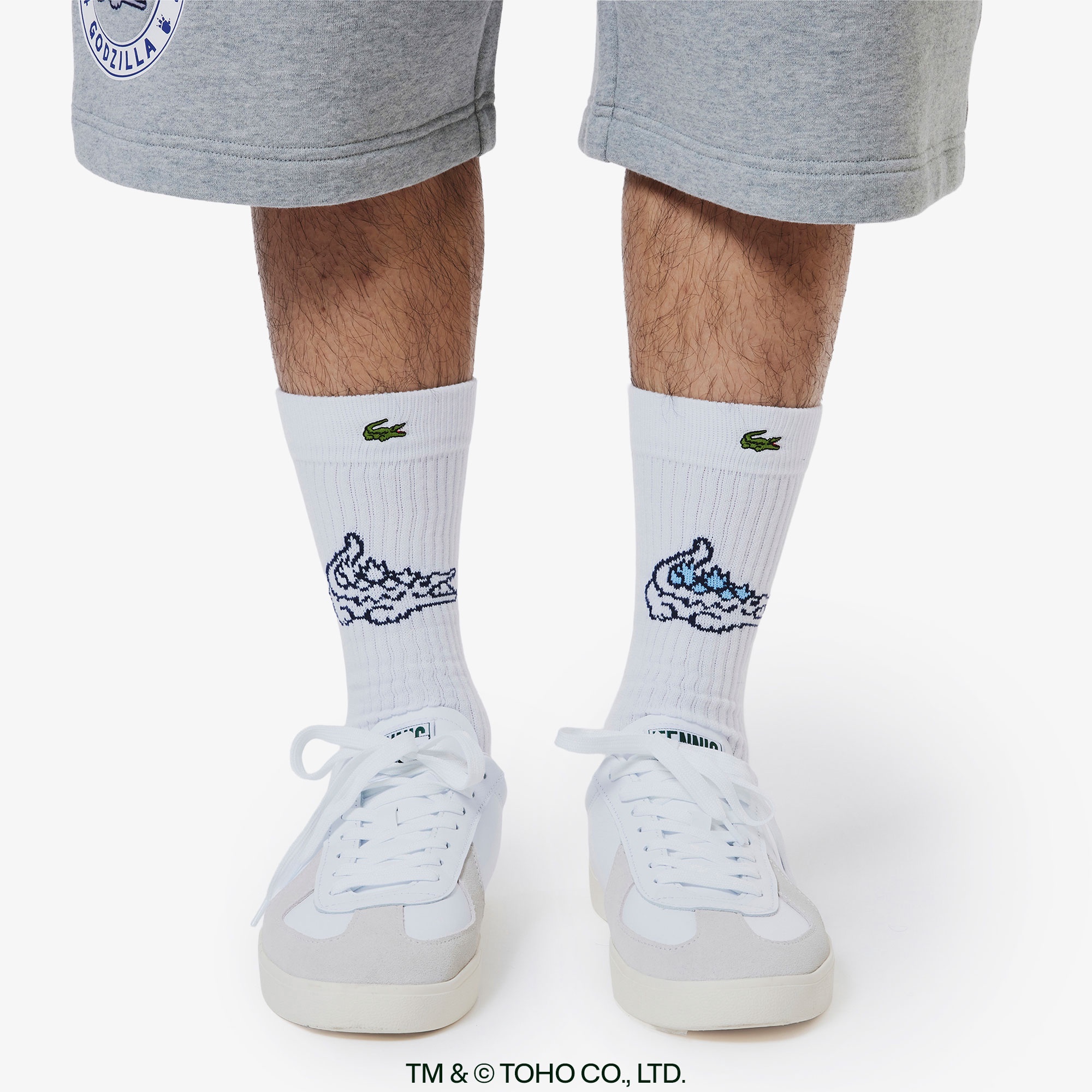 『LACOSTE+GODZILLA 2.0』 ゴジラ+ラコステ ソックス