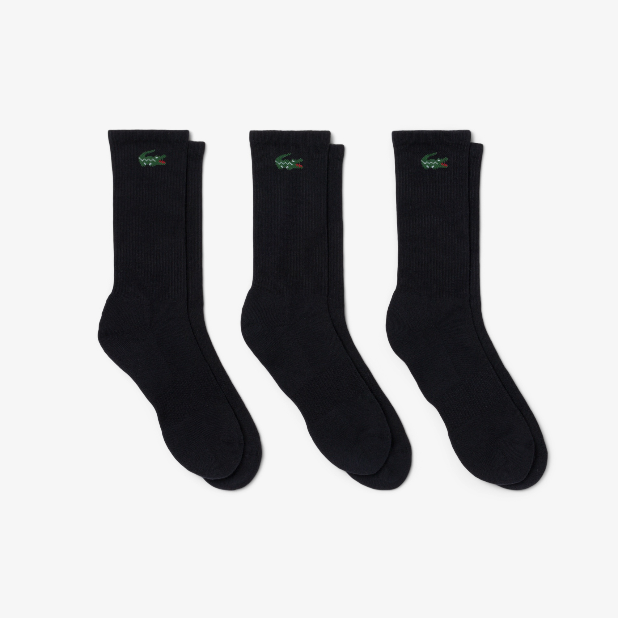 ワニロゴジャカード スポーツソックス3足セット