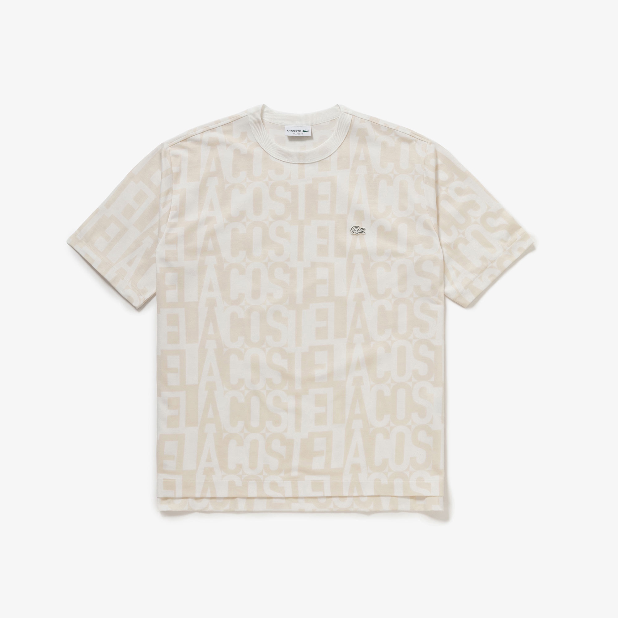 クールマックスブランドネームロゴ総柄Tシャツ