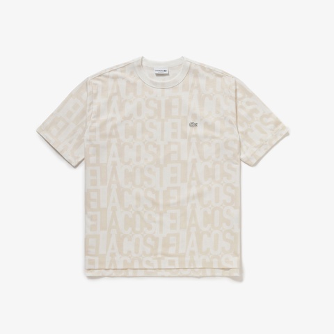 クールマックスブランドネームロゴ総柄Tシャツ