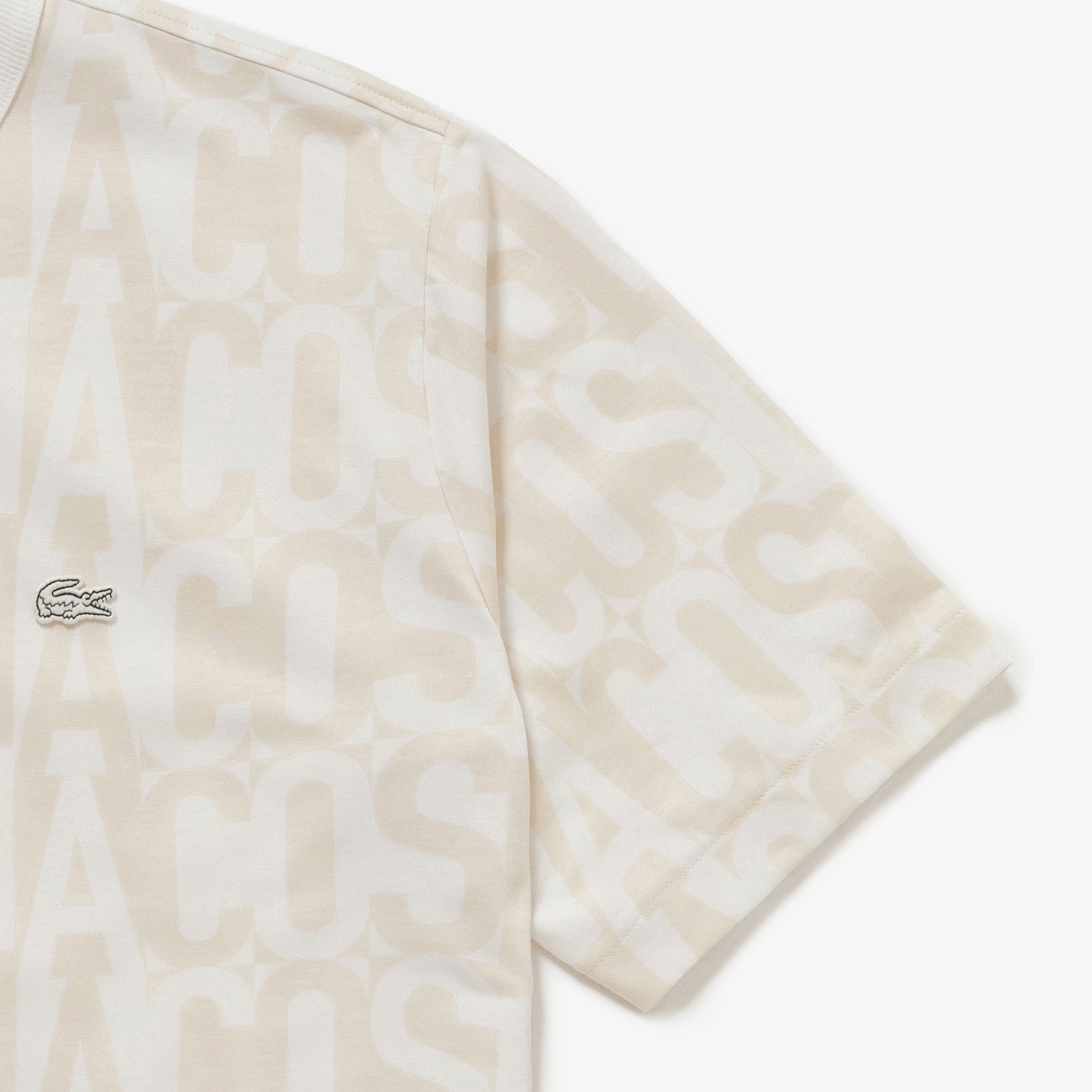 クールマックスブランドネームロゴ総柄Tシャツ