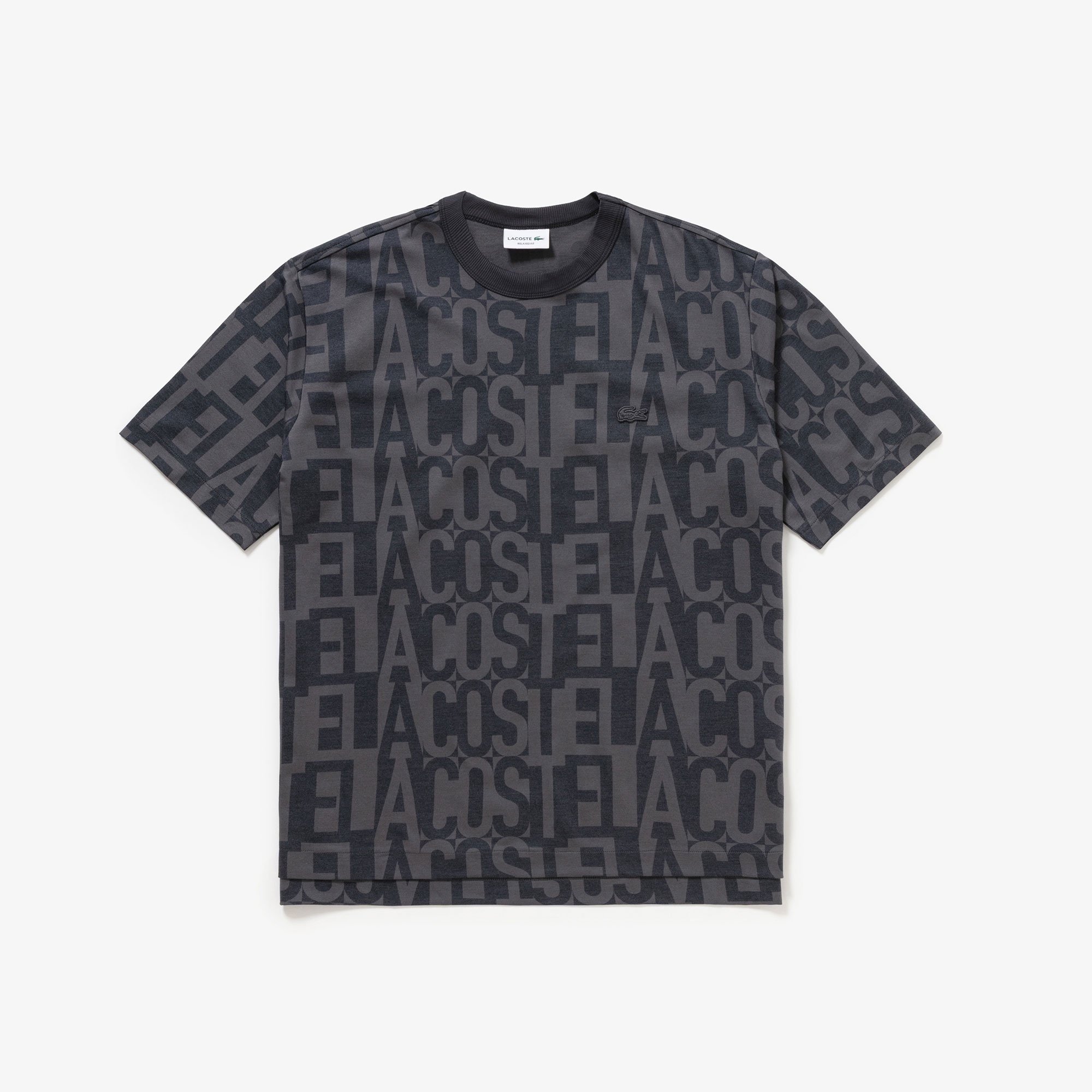 クールマックスブランドネームロゴ総柄Tシャツ