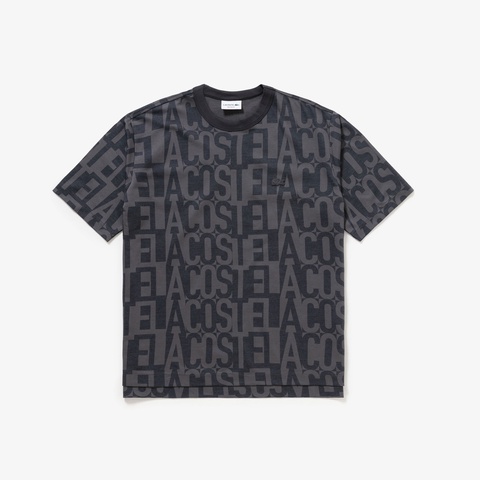 クールマックスブランドネームロゴ総柄Tシャツ