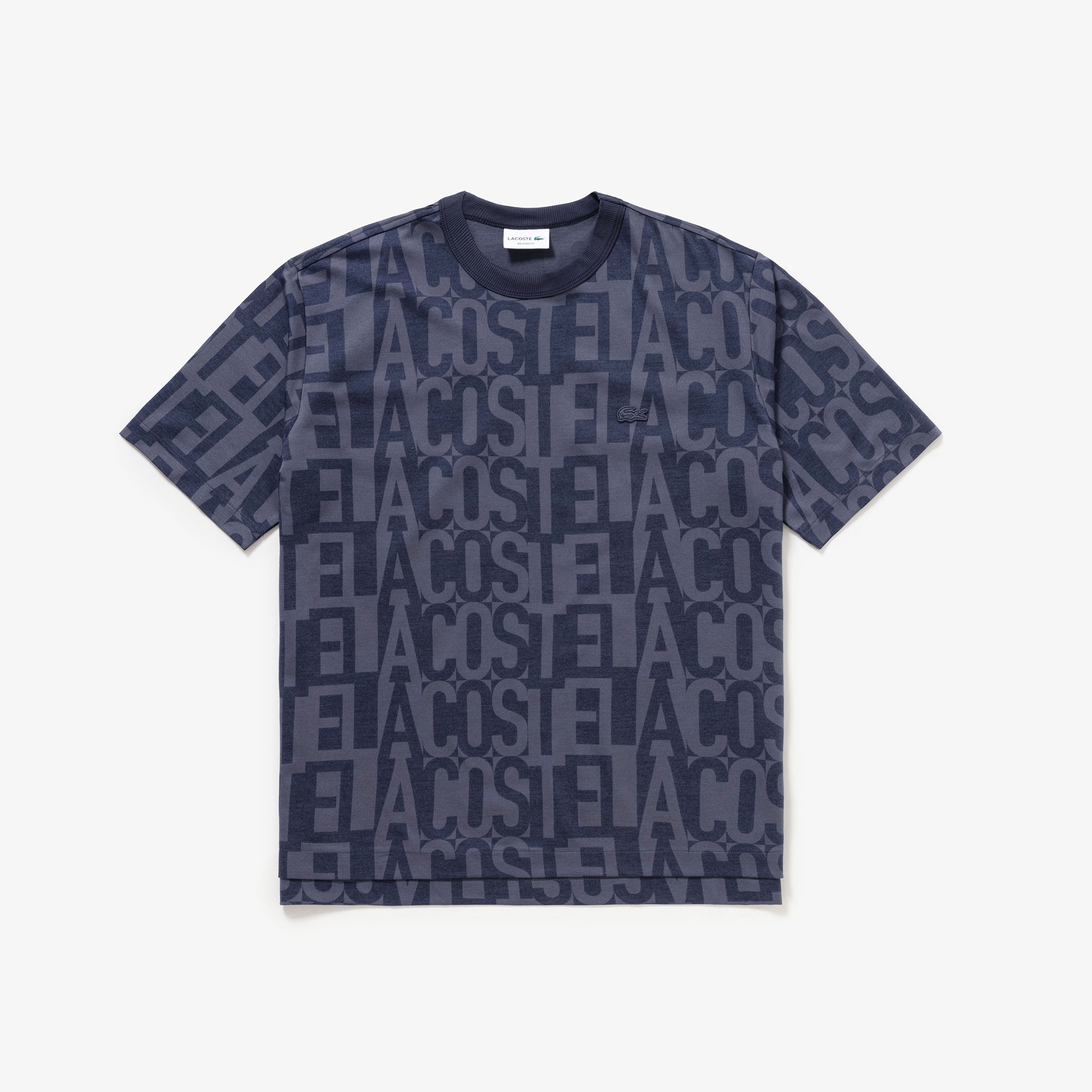 クールマックスブランドネームロゴ総柄Tシャツ