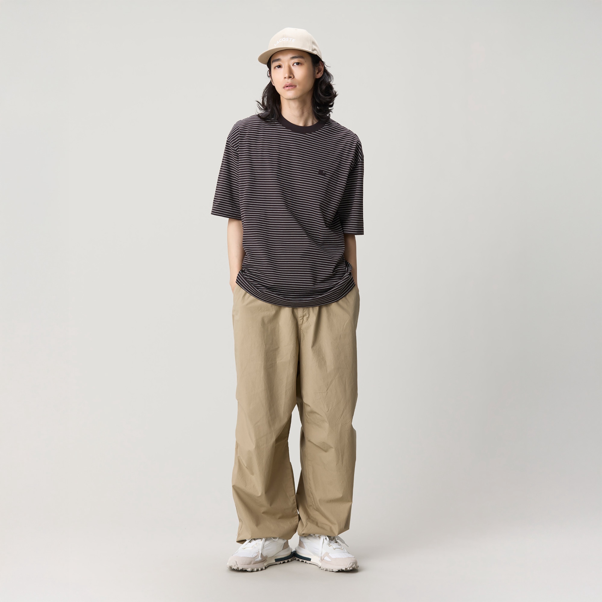 【オンライン限定】リラックスフィットボーダーTシャツ