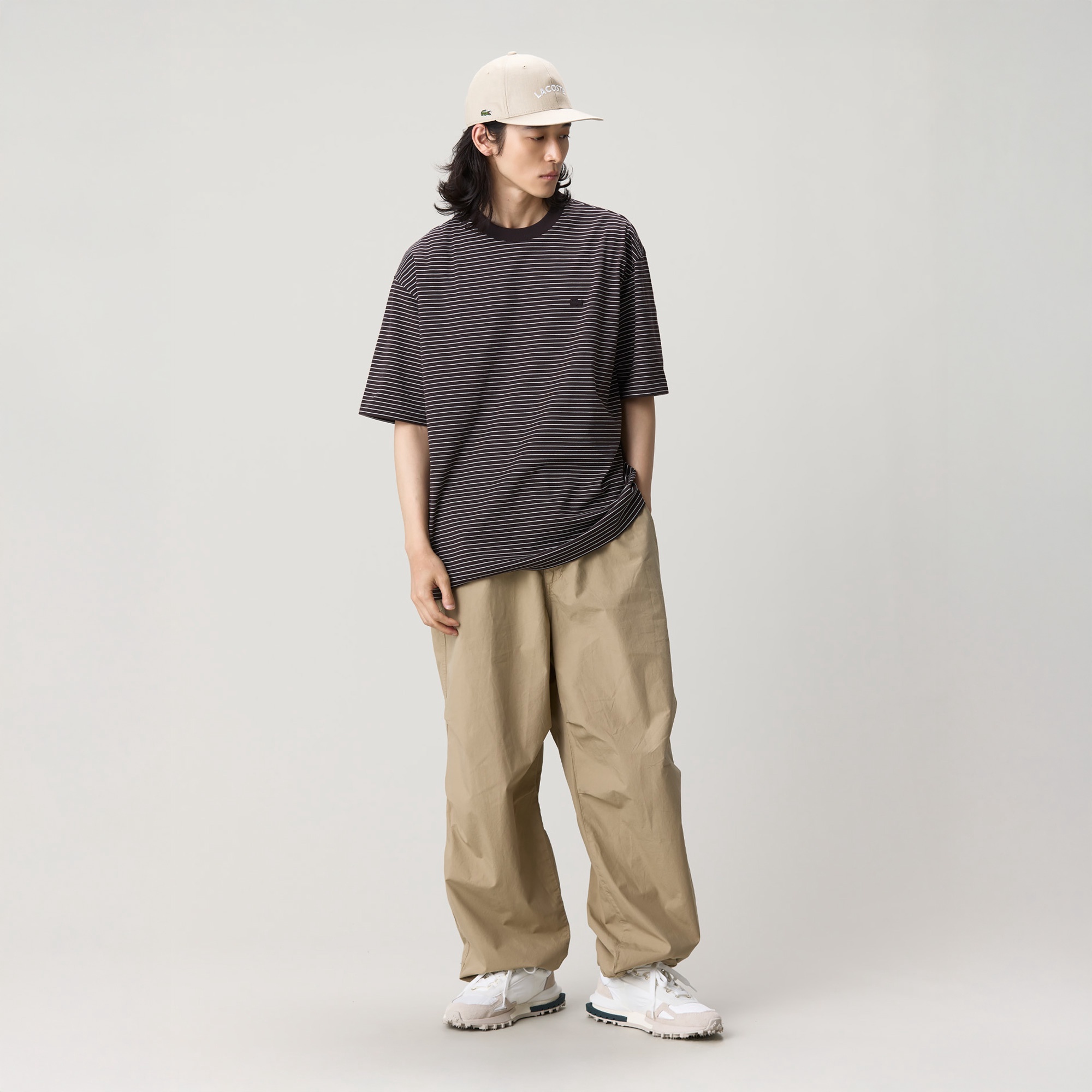 【オンライン限定】リラックスフィットボーダーTシャツ