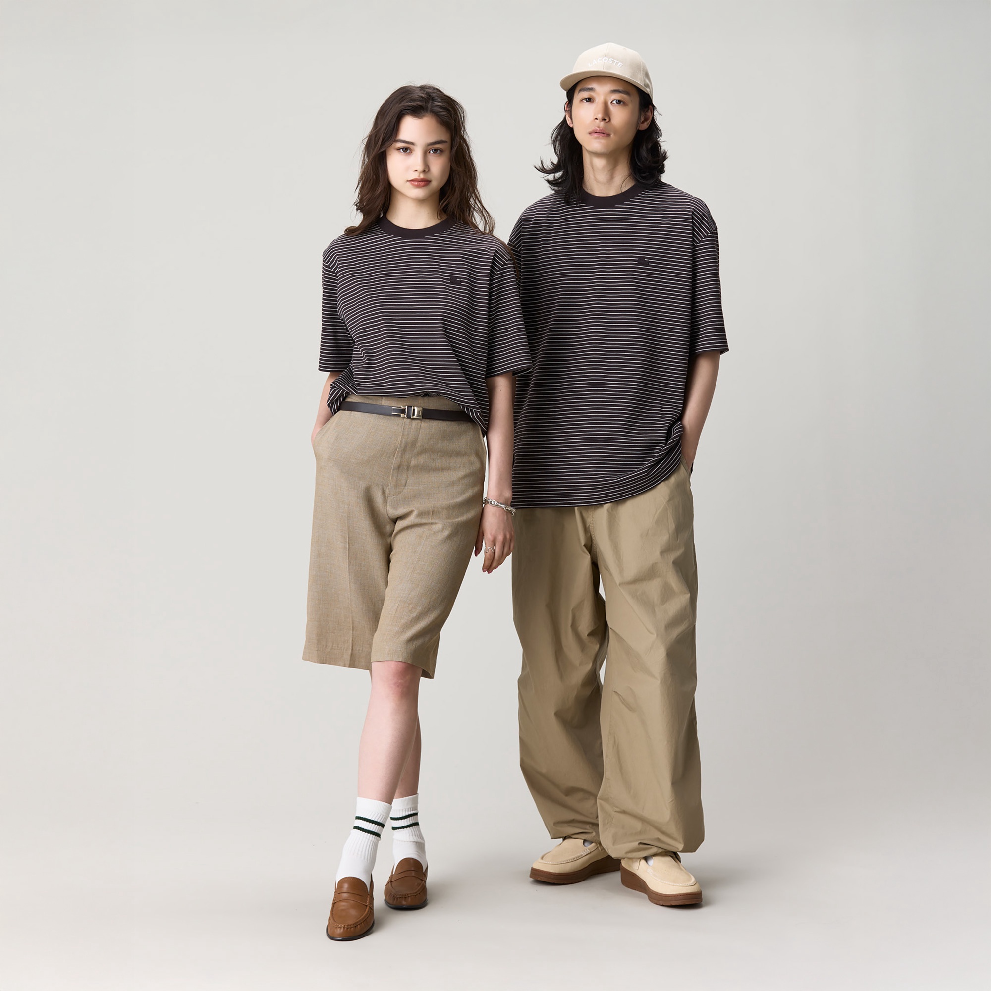 【オンライン限定】リラックスフィットボーダーTシャツ