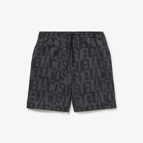 クールマックスブランドネームロゴ総柄ショートパンツ