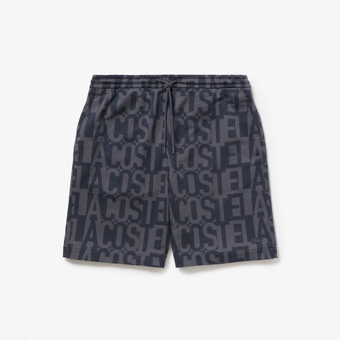 クールマックスブランドネームロゴ総柄ショートパンツ