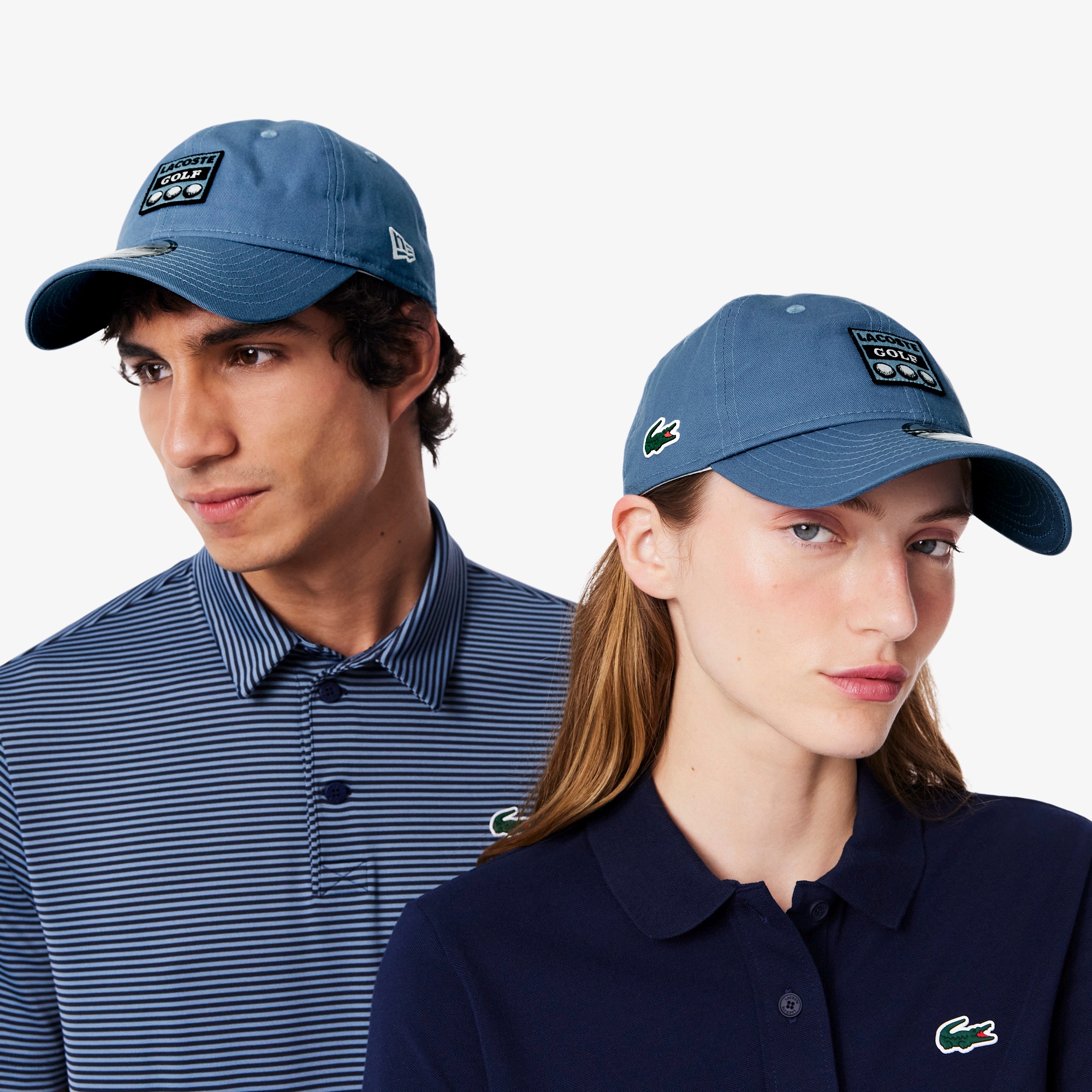 ラコステ×ニューエラ 9TWENTY アーカイブゴルフワッペンキャップ