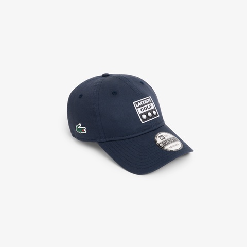 ラコステ×ニューエラ 9TWENTY アーカイブゴルフワッペンキャップ