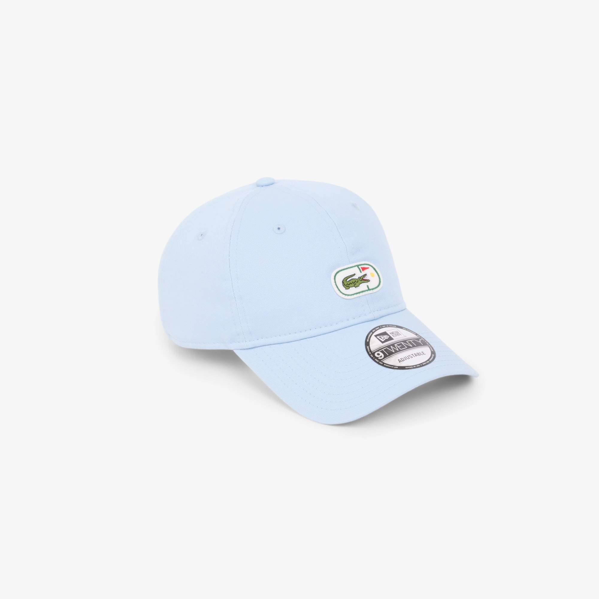 ラコステ×ニューエラ 9TWENTY ゴルフ&ワニロゴワッペンキャップ