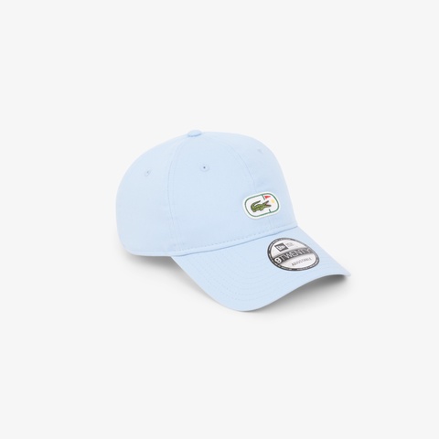 ラコステ×ニューエラ 9TWENTY ゴルフ&ワニロゴワッペンキャップ