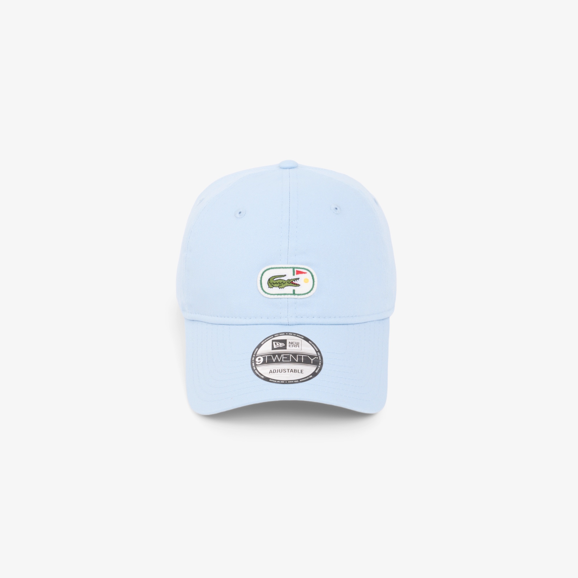 ラコステ×ニューエラ 9TWENTY ゴルフ&ワニロゴワッペンキャップ