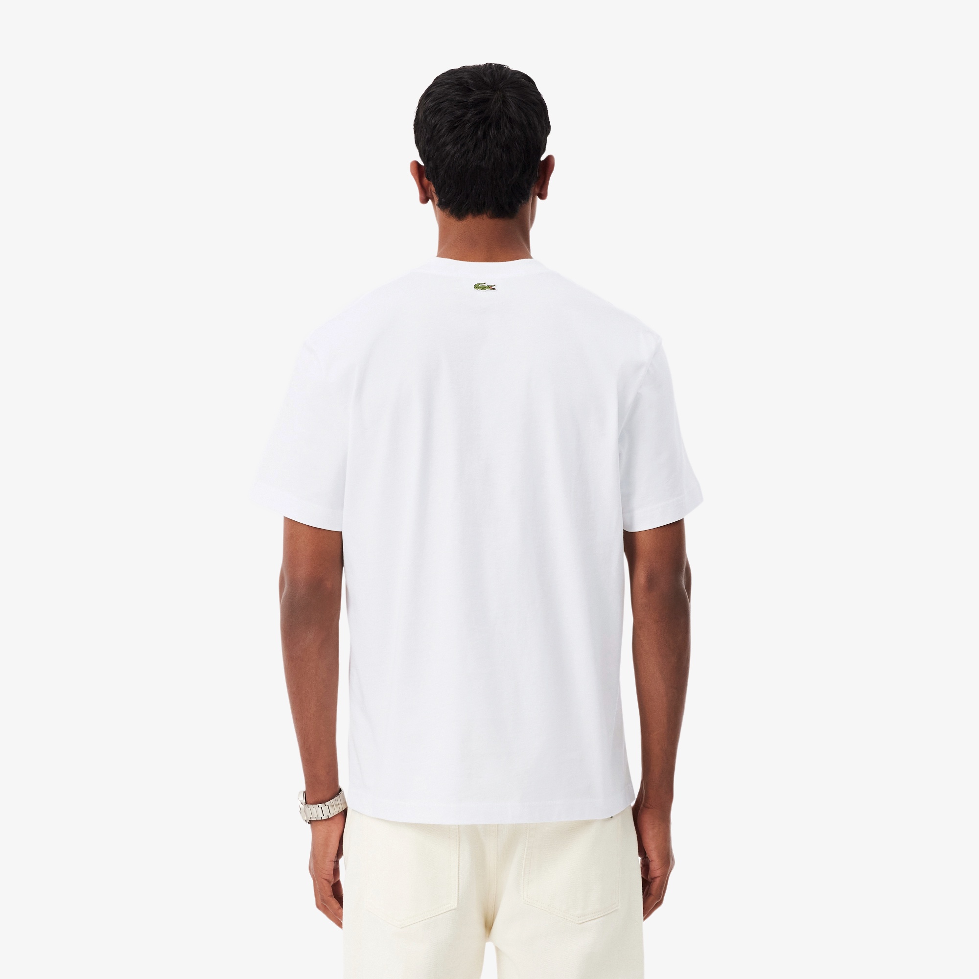 リピートロゴプリントコットンTシャツ