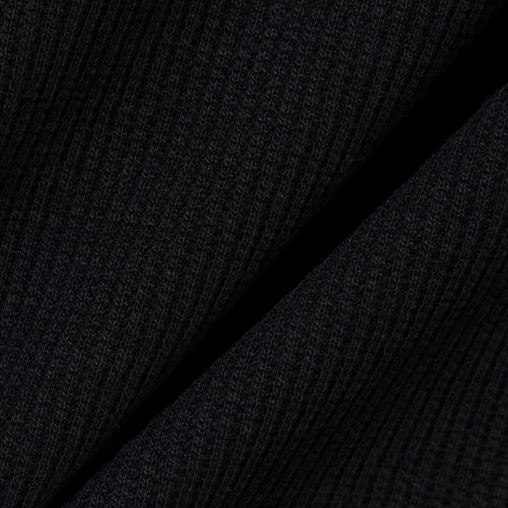 ヘンリーネックワッフルTシャツ