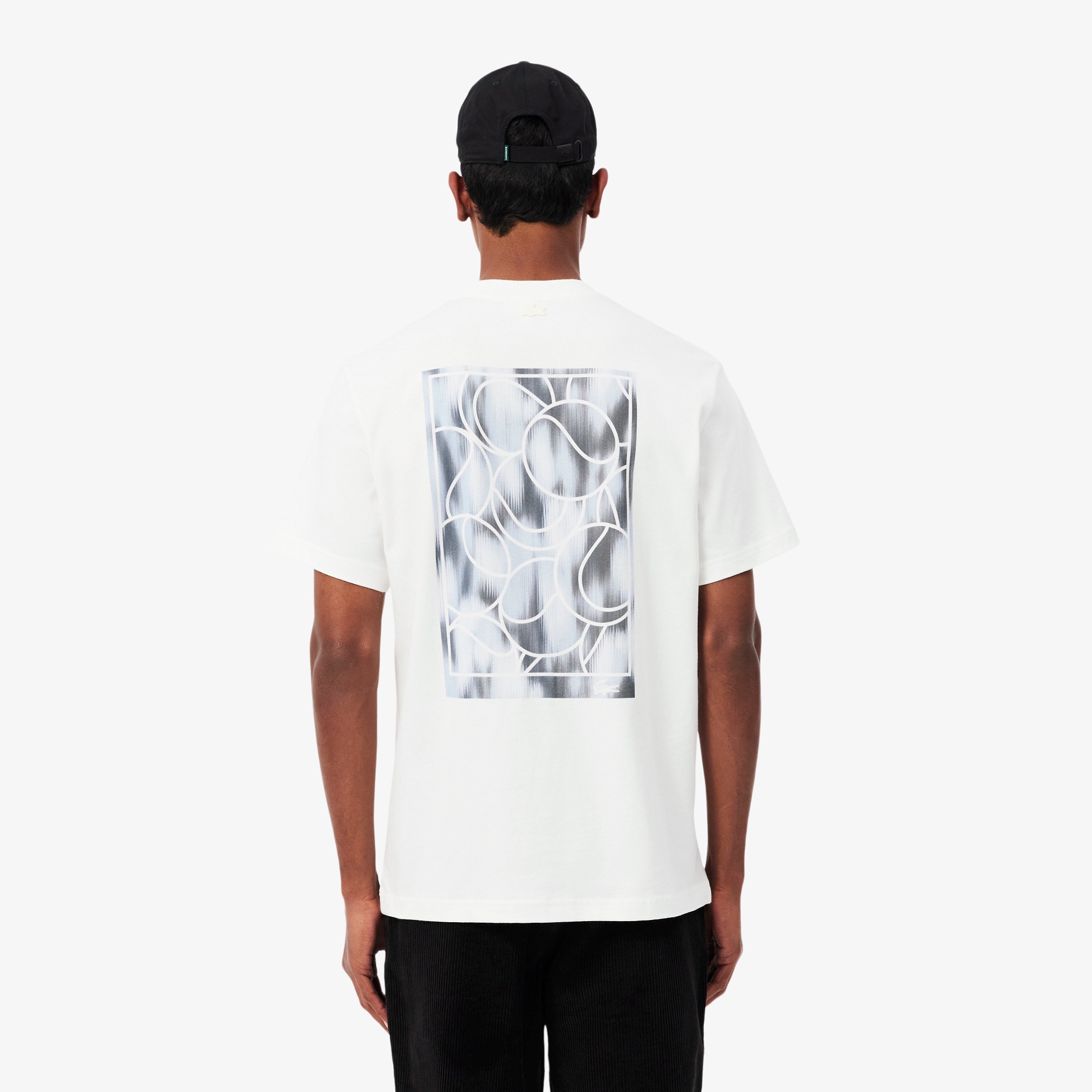 テニスボールグラフィックプリントTシャツ