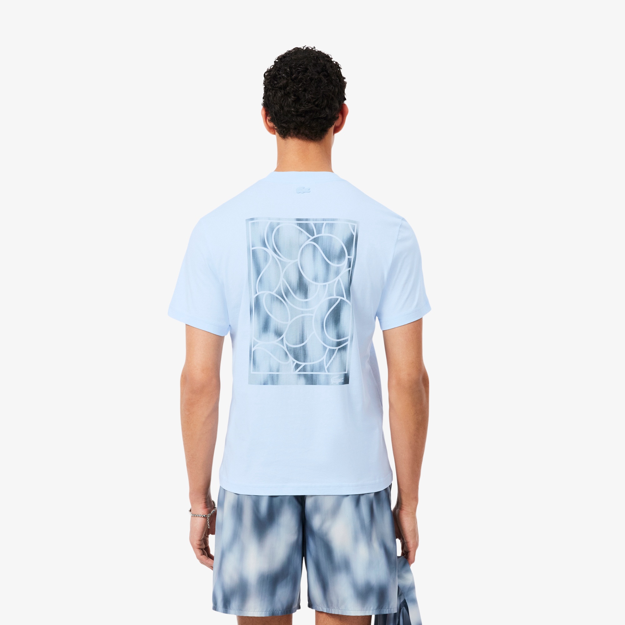 テニスボールグラフィックプリントTシャツ