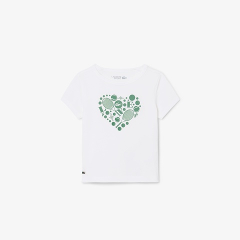 JUNIOR LOVEテニスグラフィックTシャツ