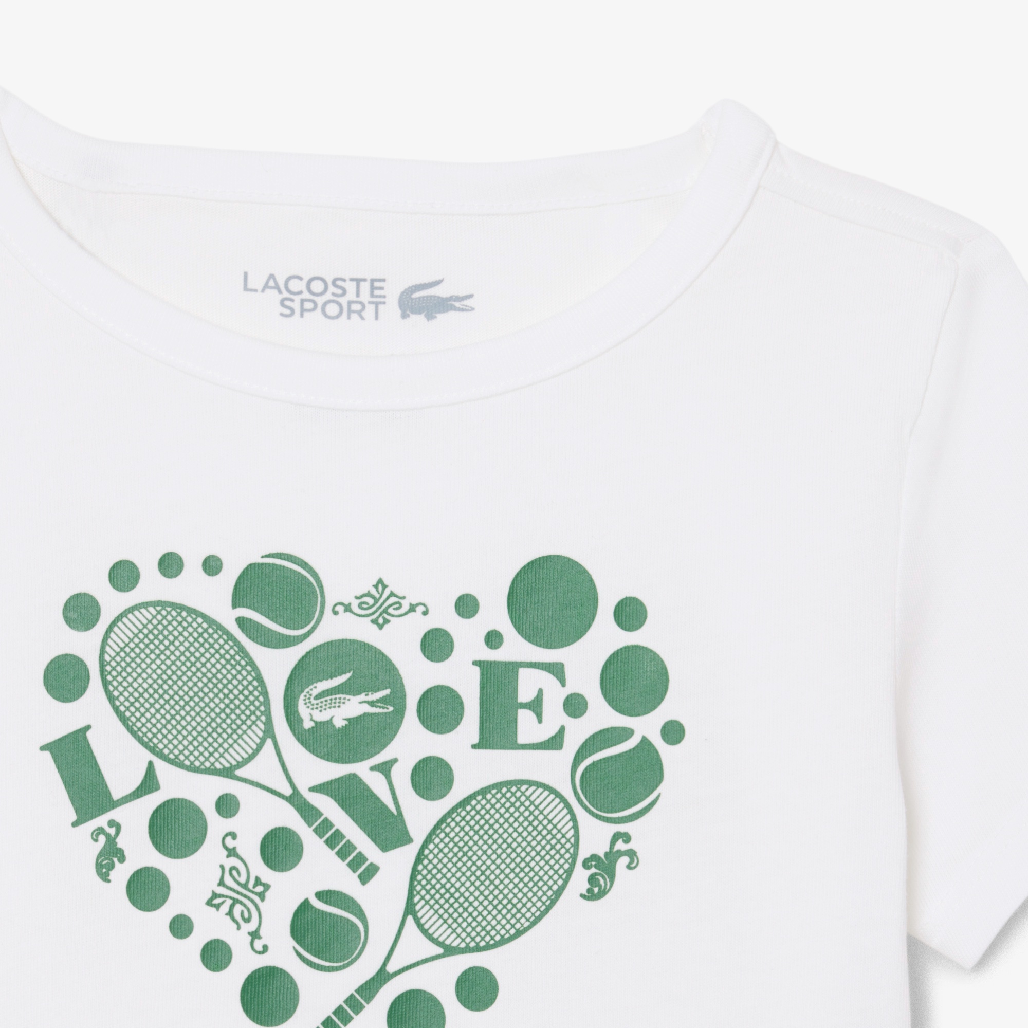 JUNIOR LOVEテニスグラフィックTシャツ