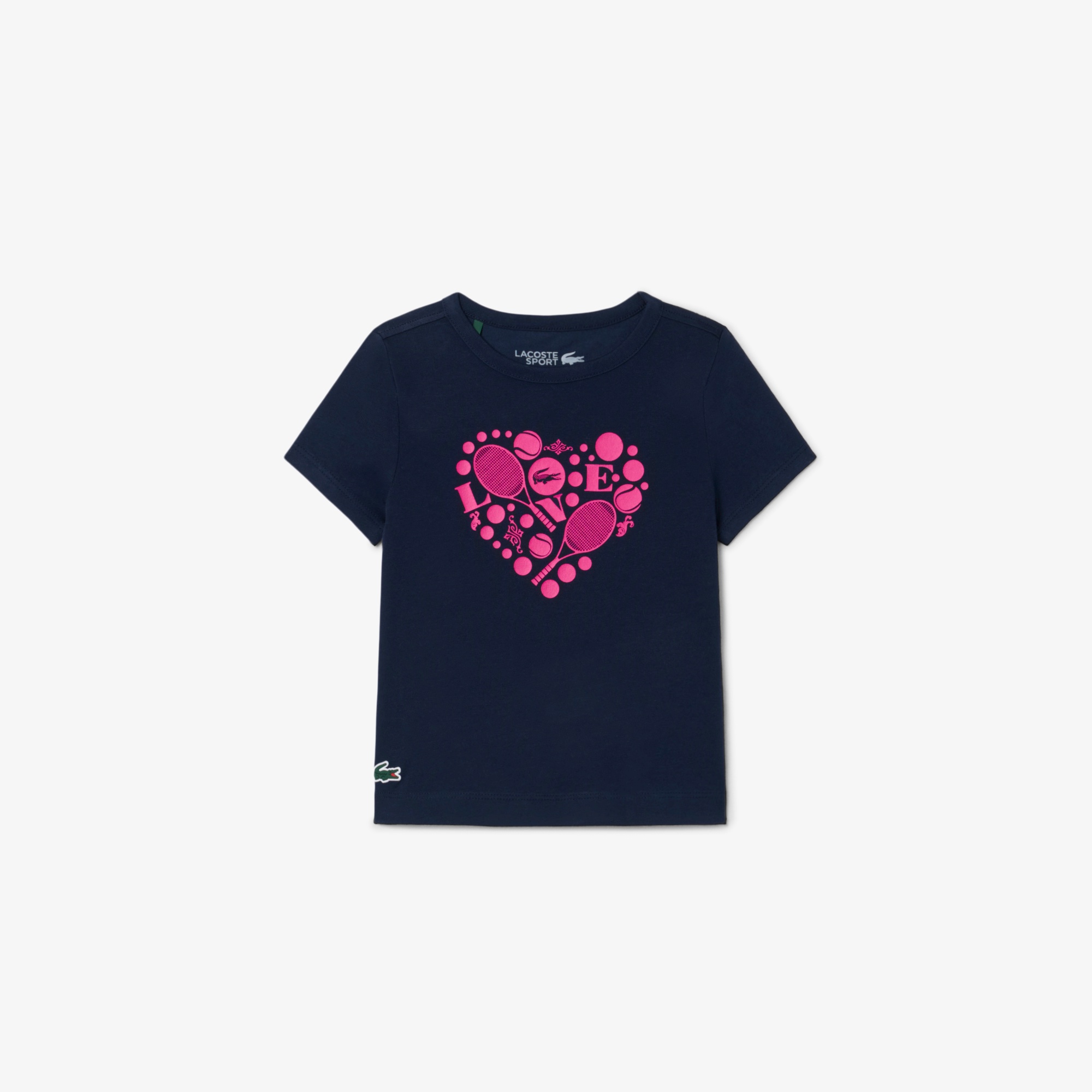 JUNIOR LOVEテニスグラフィックTシャツ