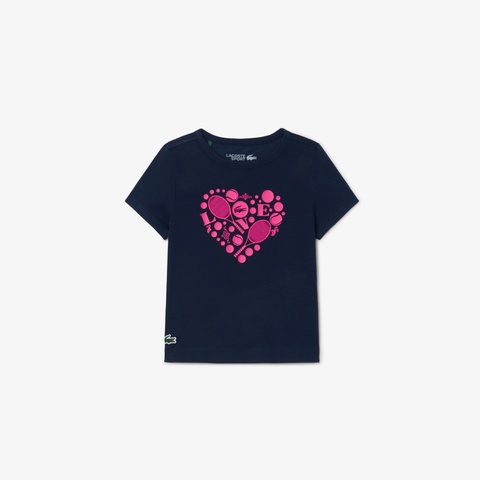 JUNIOR LOVEテニスグラフィックTシャツ