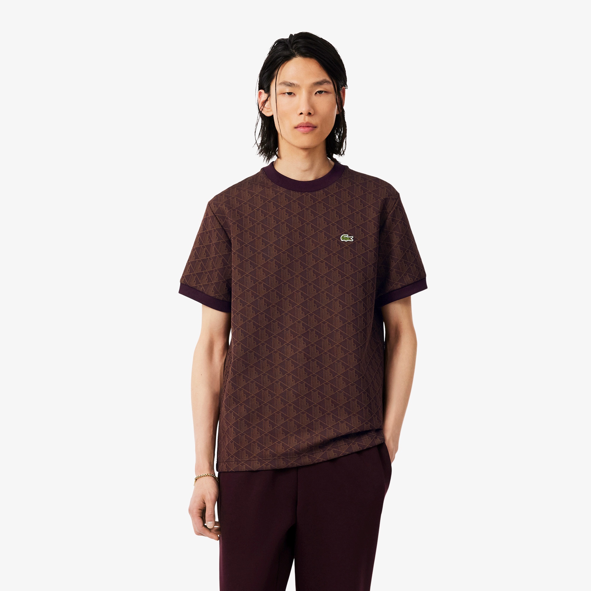 モノグラムジャカードTシャツ