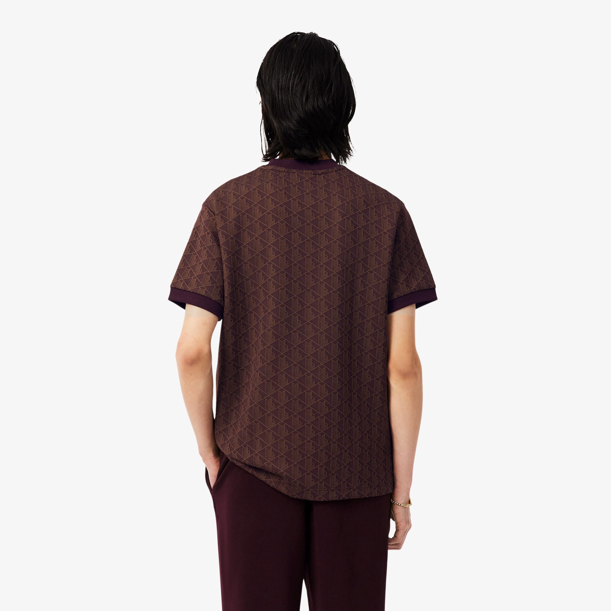 モノグラムジャカードTシャツ