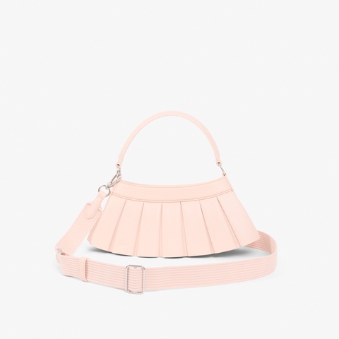 ランラン レザープリーツバッグ