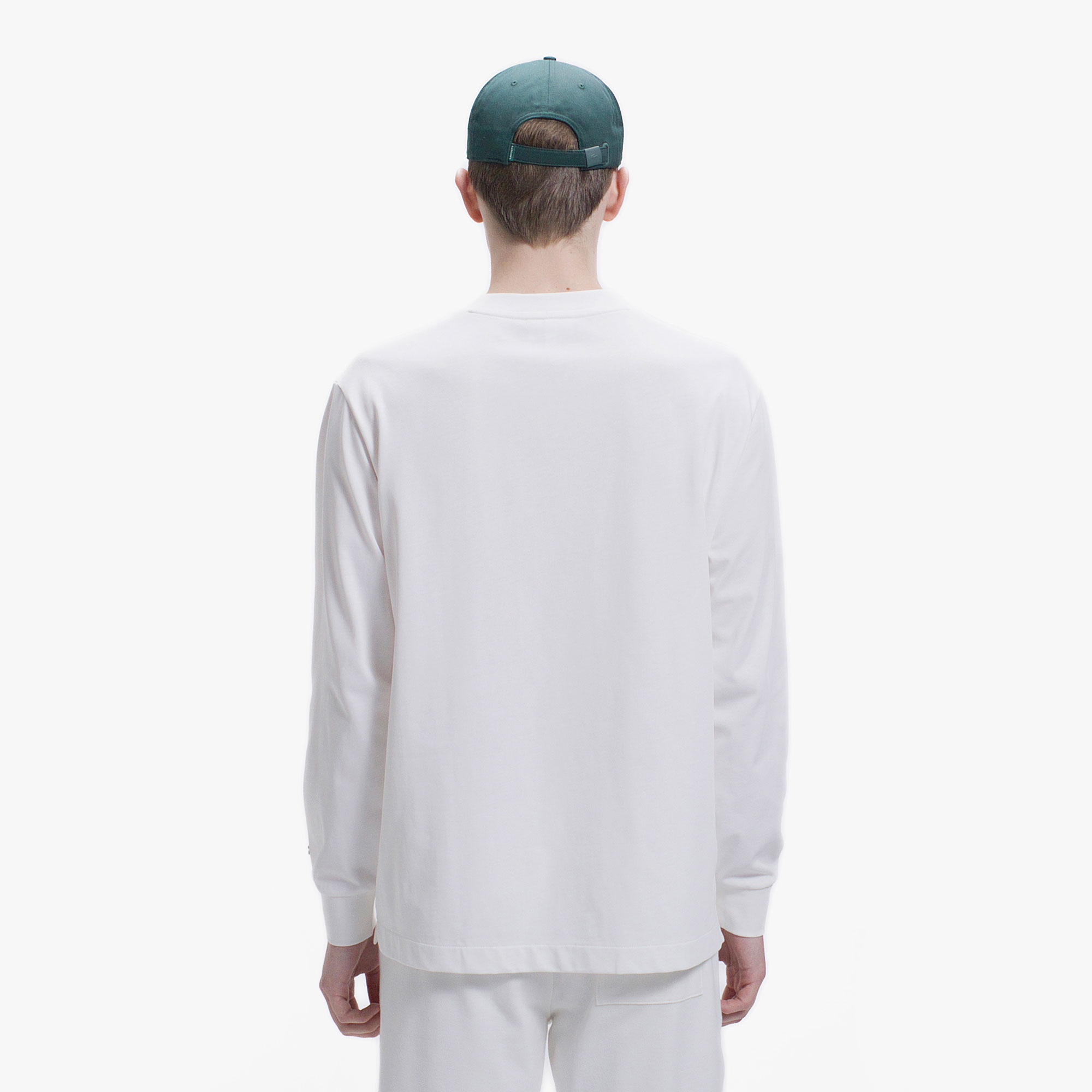 ネーム&ワニロゴグラフィック長袖Tシャツ