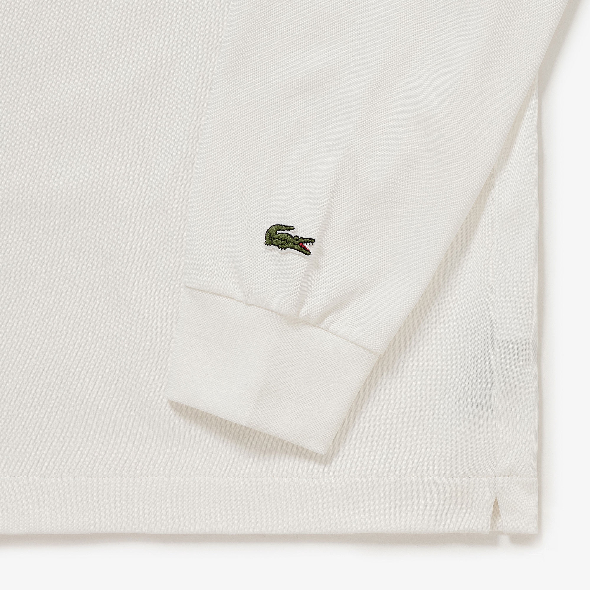 ネーム&ワニロゴグラフィック長袖Tシャツ