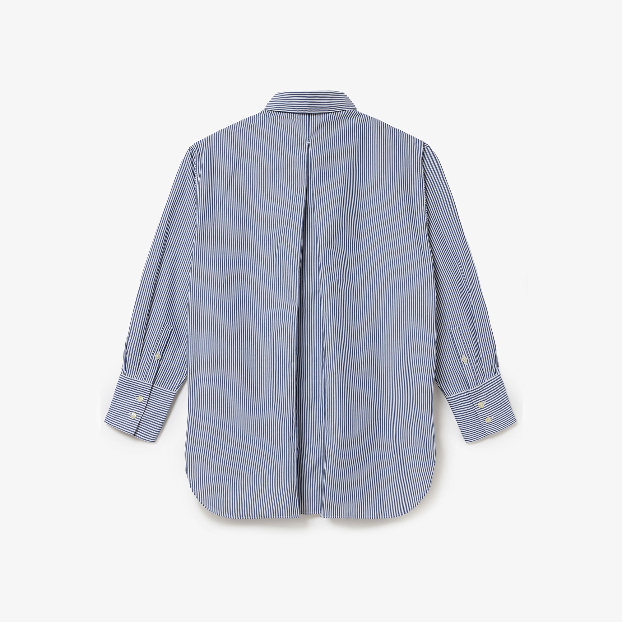 ストライプロングシャツ