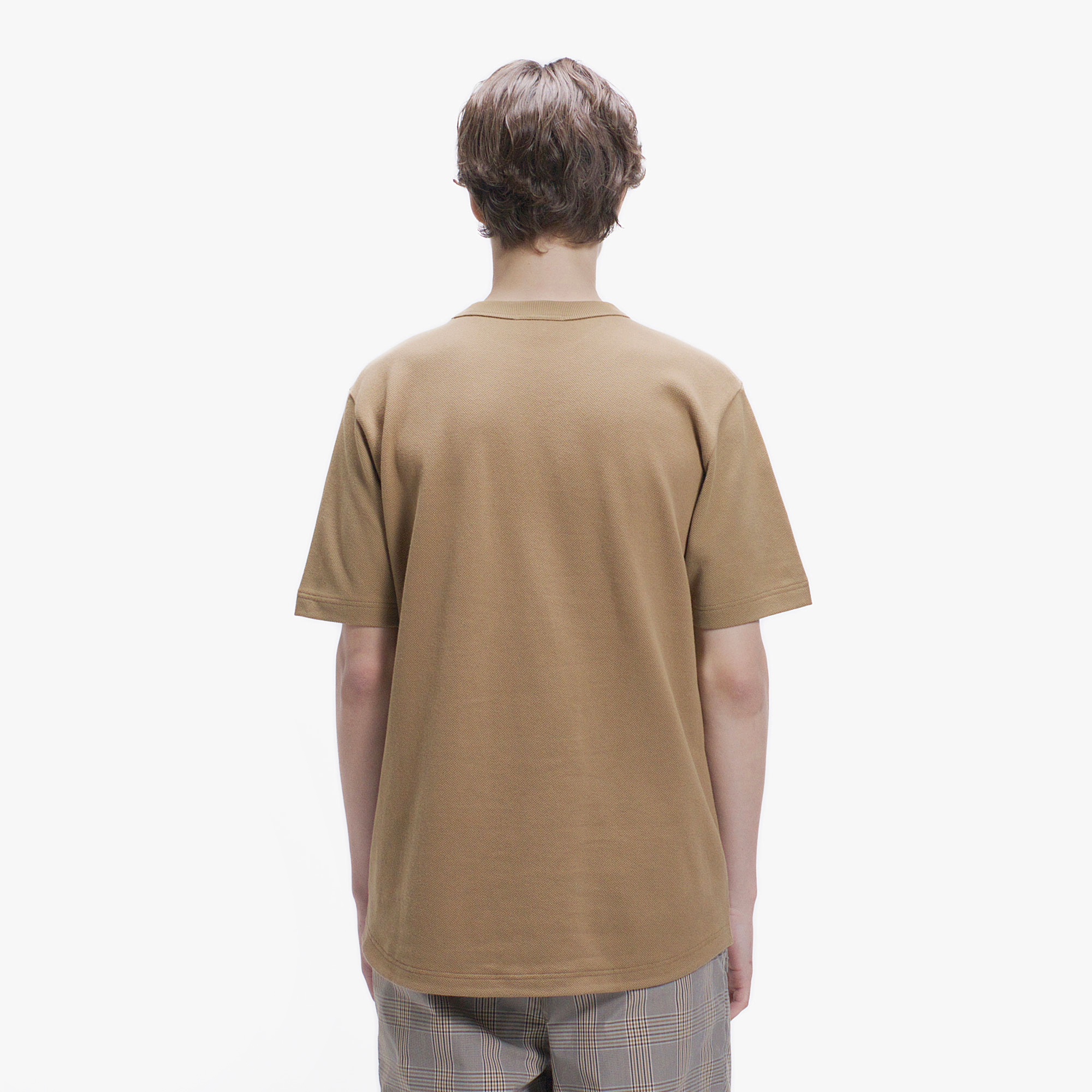 鹿の子地ポケット半袖Tシャツ