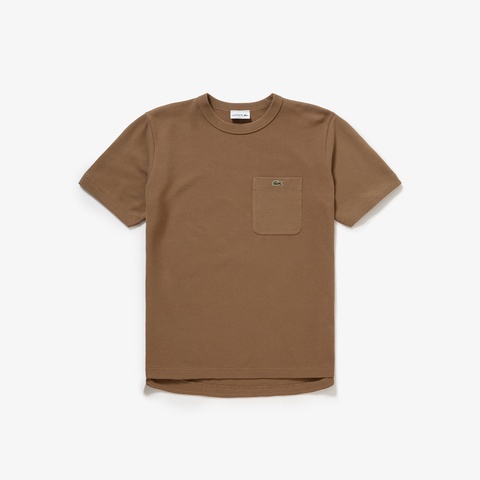 鹿の子地ポケット半袖Tシャツ