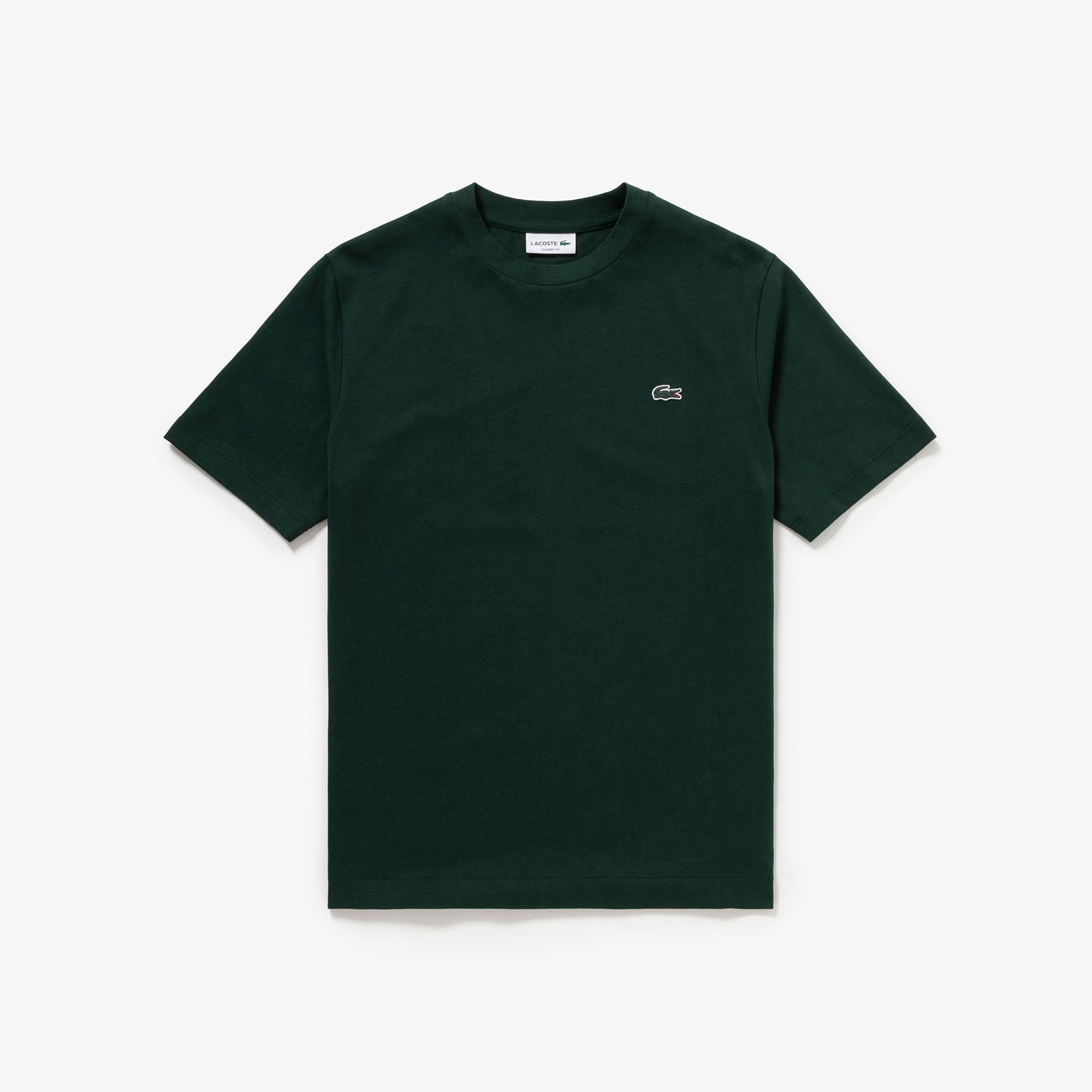アウトラインクロッククルーネックTシャツ