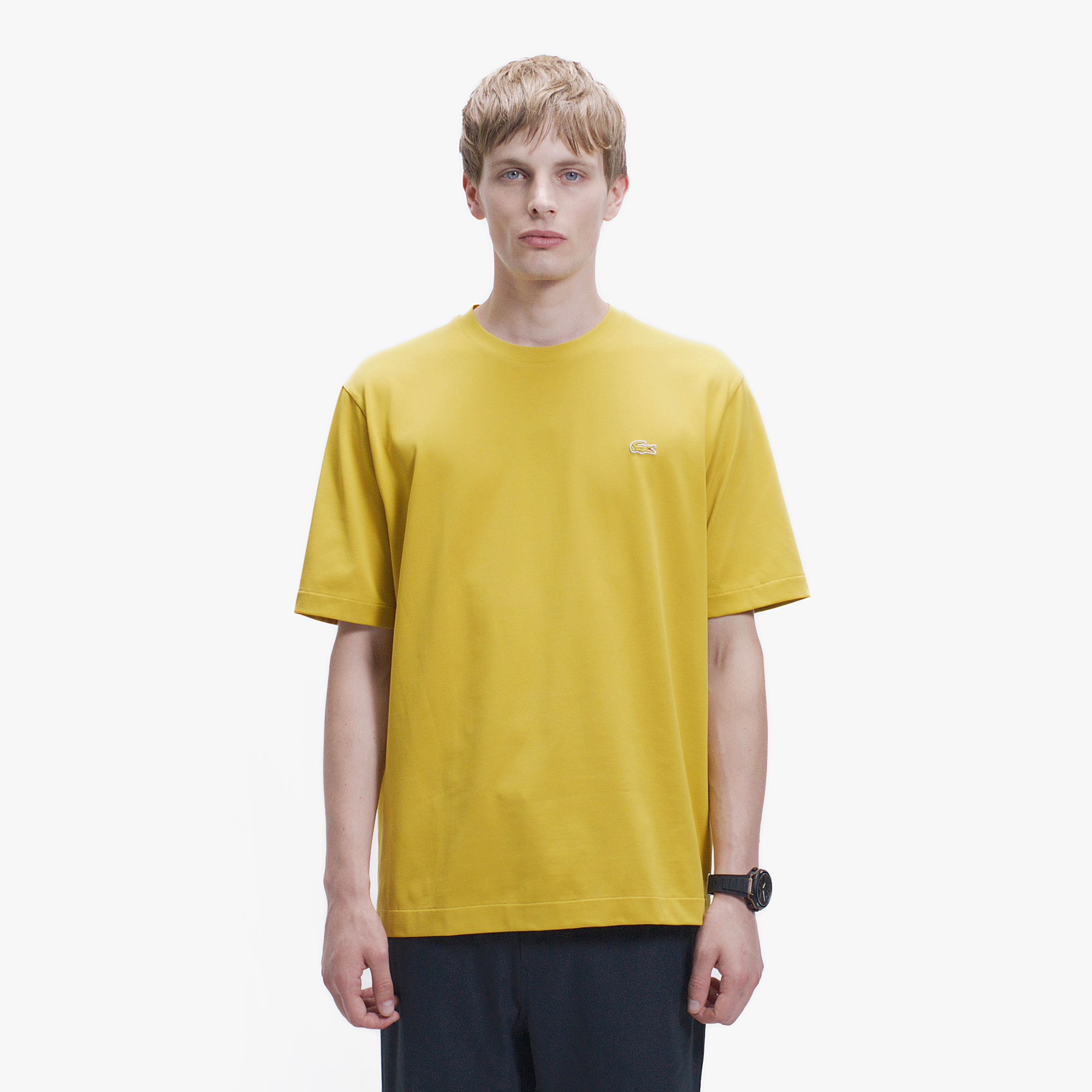 ワンポイントロゴクルーネックTシャツ
