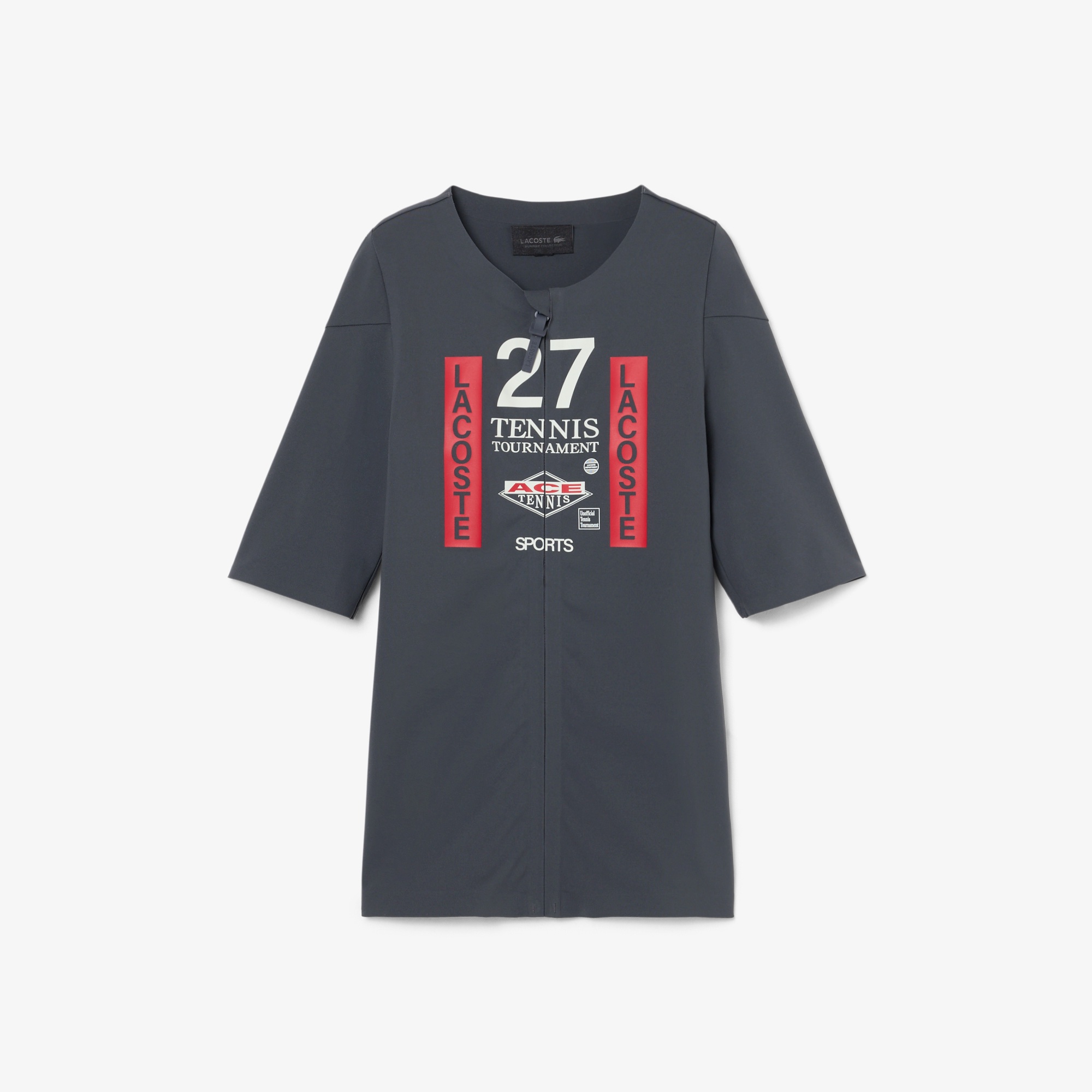 『FW26 Fashion Show』 ジップアップ プリント ストレッチTシャツ