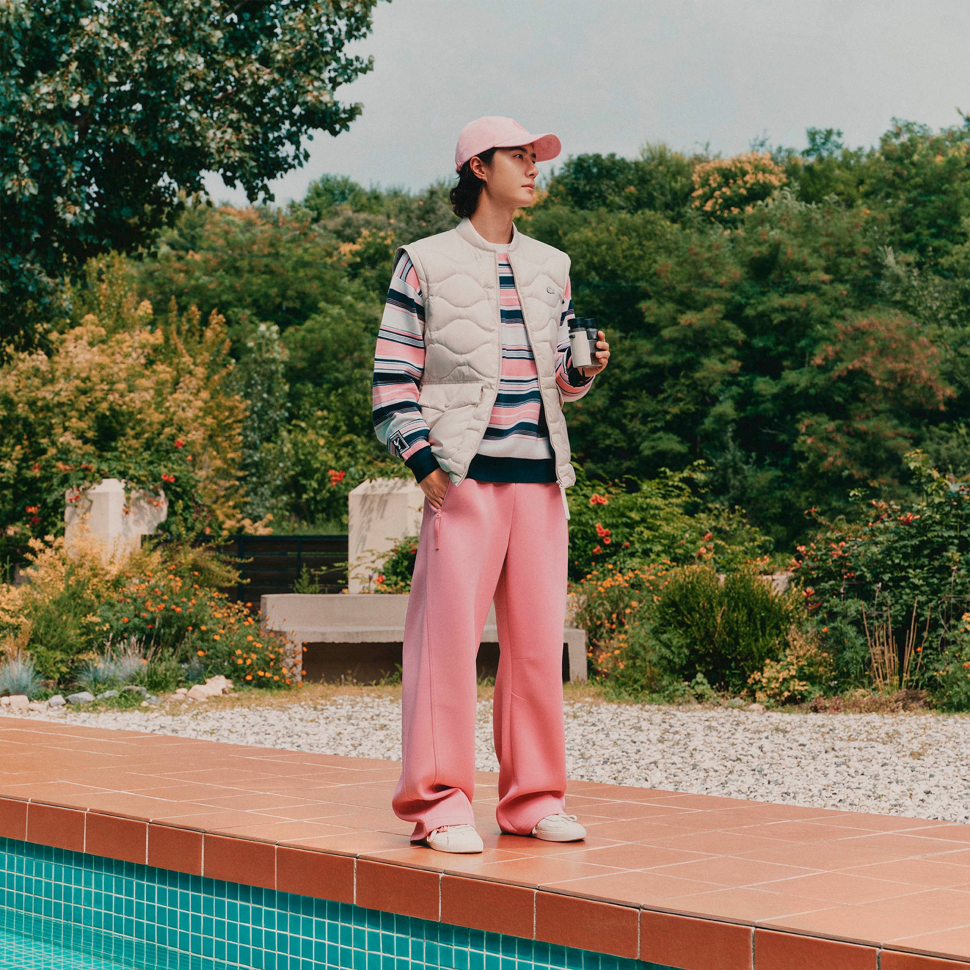 『JOURNEY WITH YIBO』2WAYキルティングダウンジャケット