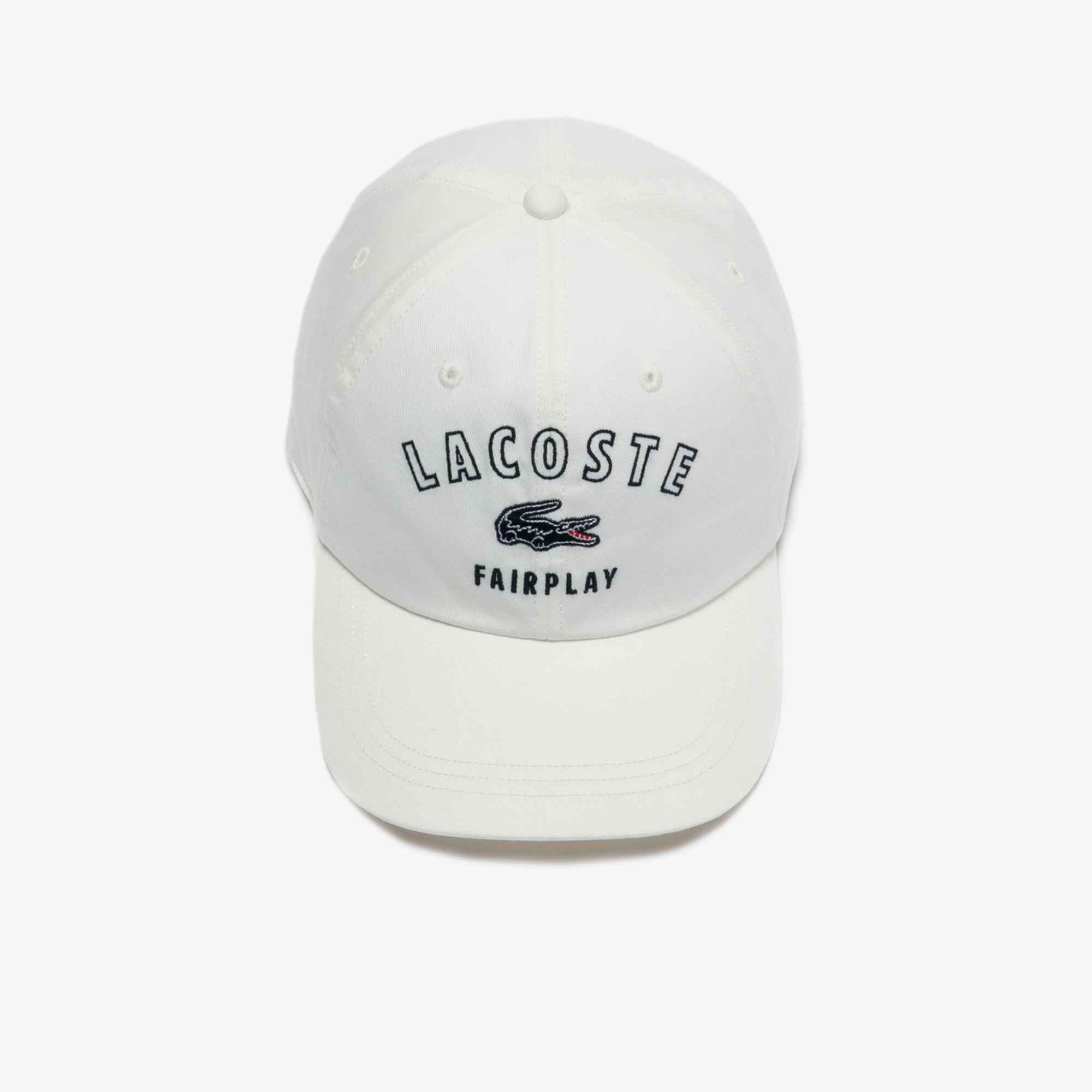 刺繍入り6方キャップ