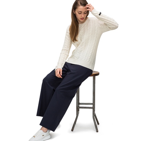 ストレッチ ワイドパンツ