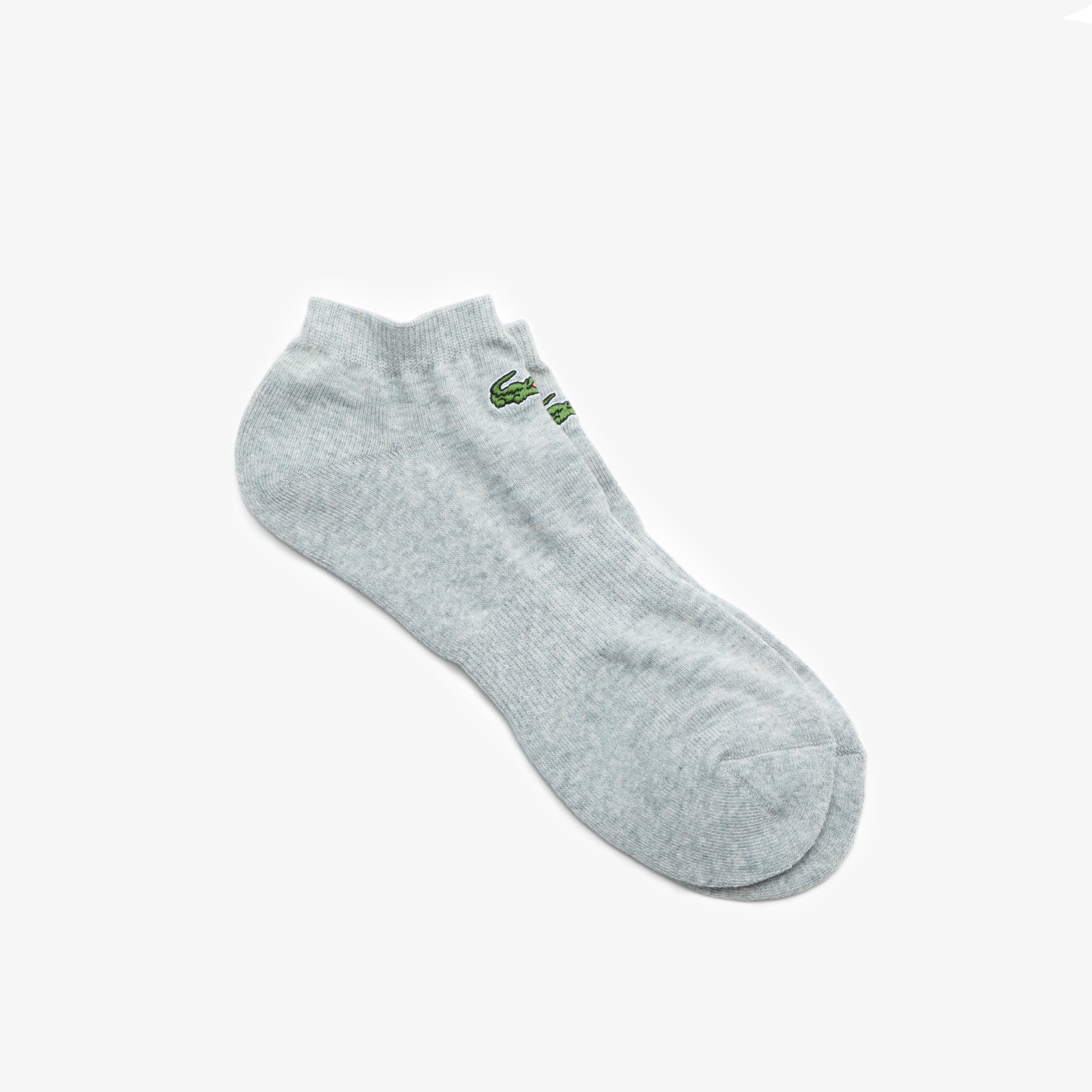 足底パイル ロゴ スニカー丈ソックス