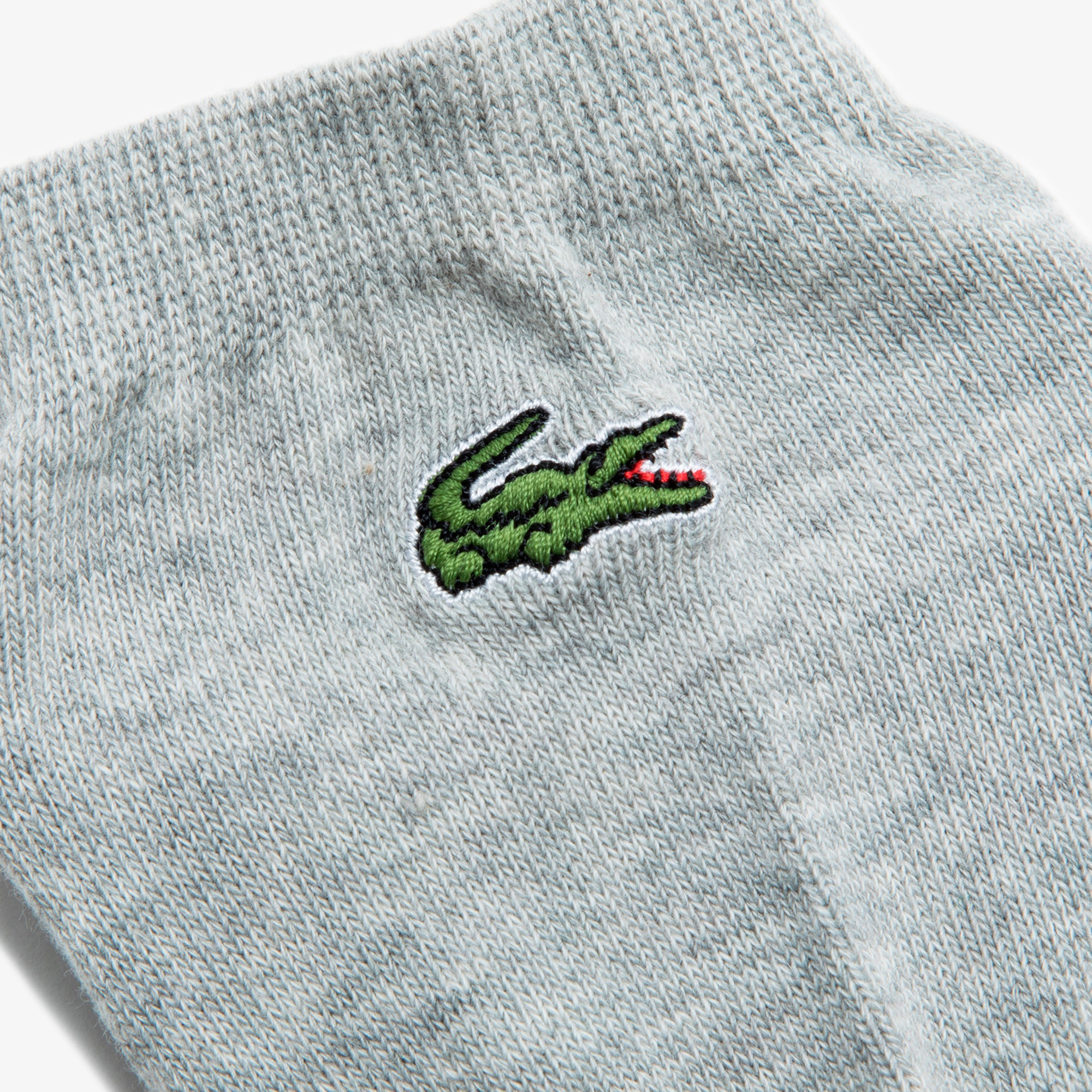 足底パイル ロゴ スニカー丈ソックス