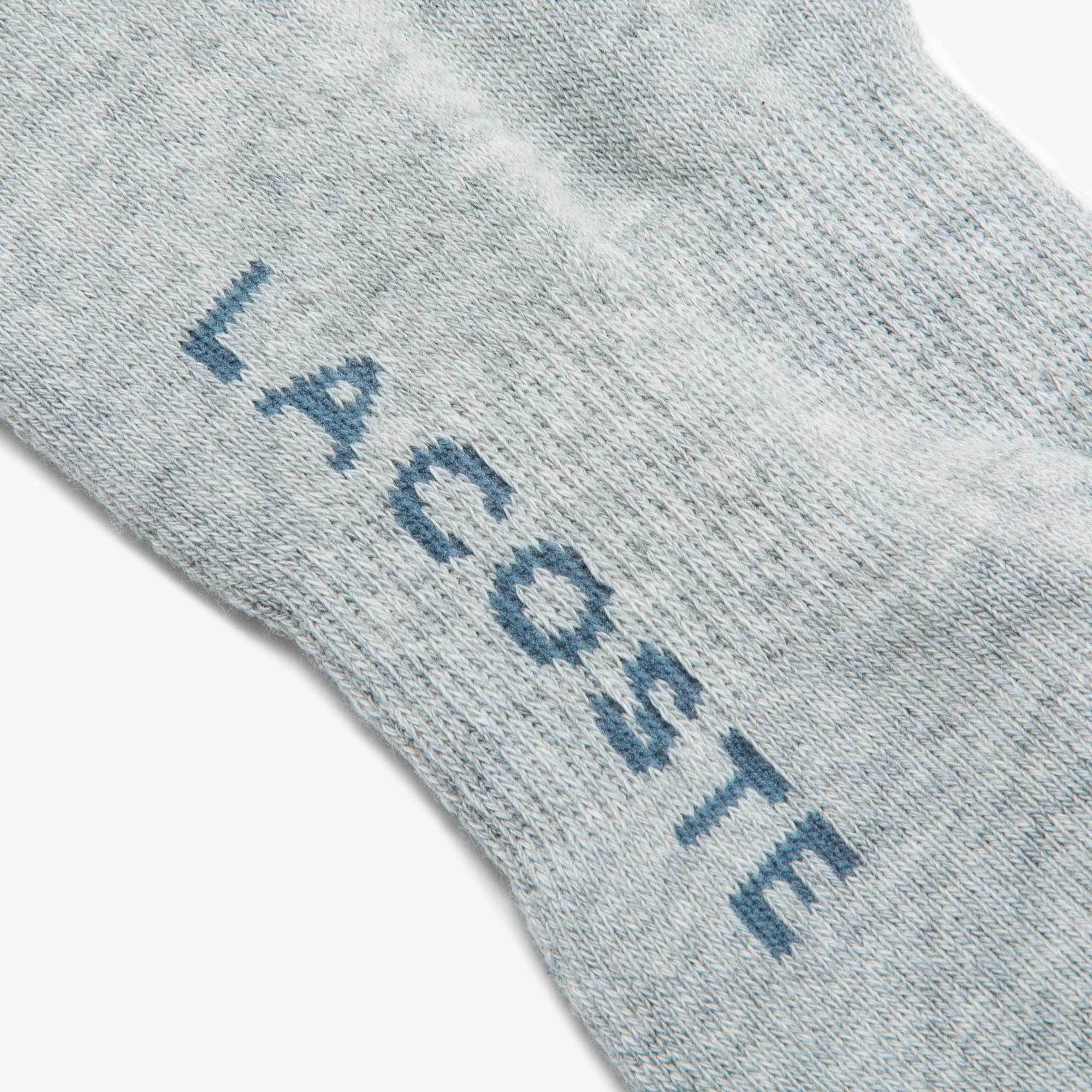 足底パイル ロゴ スニカー丈ソックス