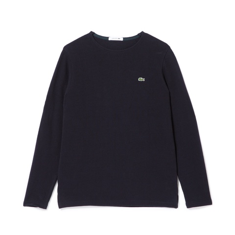 コットンピケバスクTシャツ (長袖)