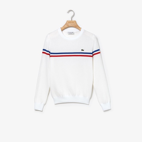 『MADE IN FRANCE』トリプルカラーリブクルーネックセーター