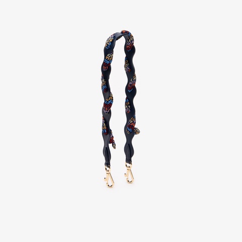 FANCY STRAPS レザー×スカーフブレイズショルダーストラップ